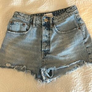 Zara high rise shorts